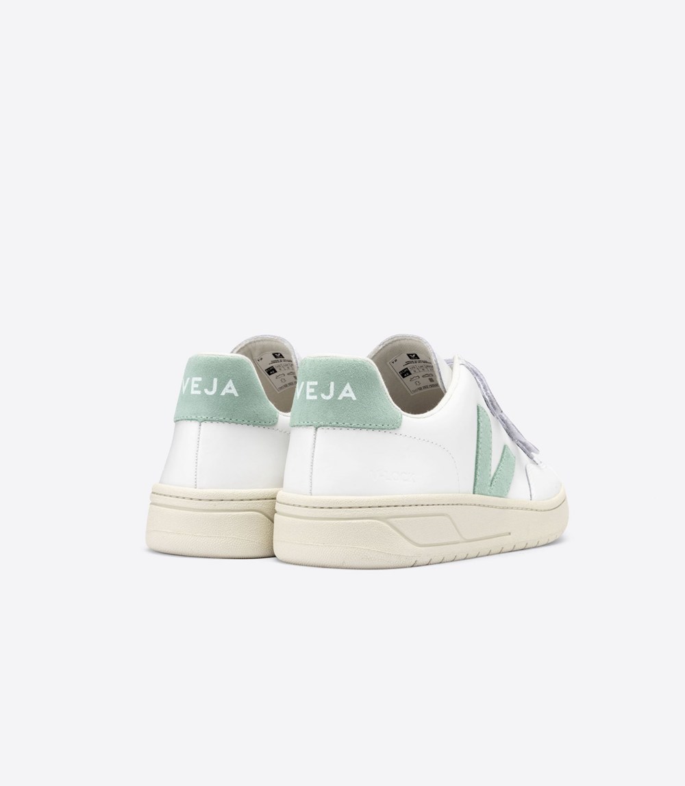 Tenis Veja Mujer - V-Lock Cuero - Blancos - 945HZTDQC